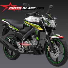 Decal Stiker YAMAHA New Vixion MONSTER WHITE GREENLIME